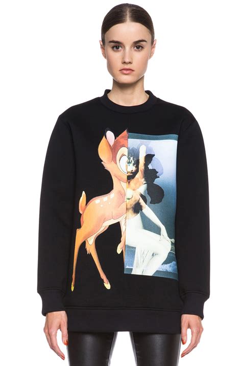 givenchy bambi sweatshirt|givenchy sweatshirt fleece.